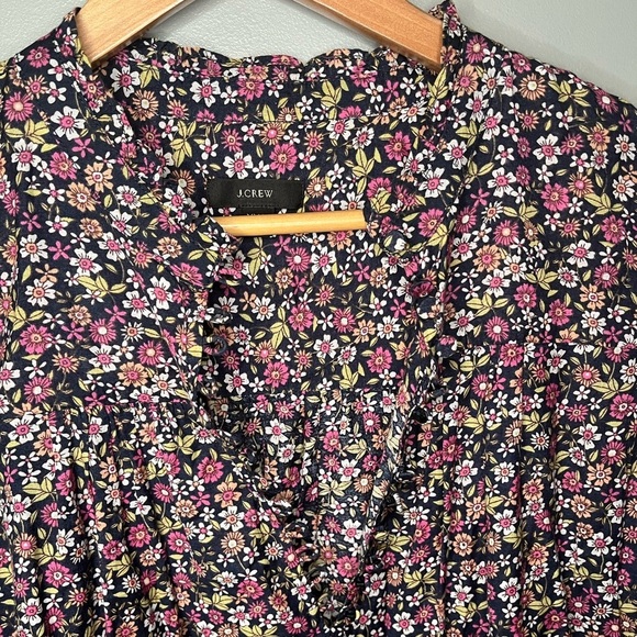 J. Crew Button Up Mini Dress in Sunny Meadow - Picture 7 of 10